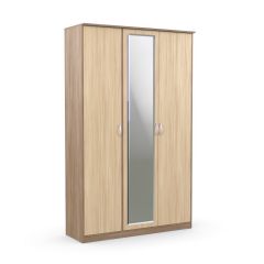 Шкаф 3-х створчатый Дуэт Люкс с зеркалом в Надыме - nadym.mebel24.online | фото 5