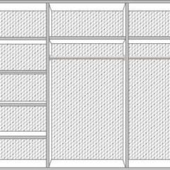 Шкаф 6-ти дверный с зеркалами (08.246) Ирина (беж) в Надыме - nadym.mebel24.online | фото 2