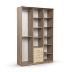 Шкаф комбинированный Дуэт Люкс с зеркалом в Надыме - nadym.mebel24.online | фото 5