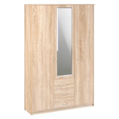 Шкаф комбинированный Дуэт Люкс с зеркалом в Надыме - nadym.mebel24.online | фото 2