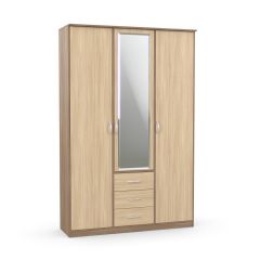 Шкаф комбинированный Дуэт Люкс с зеркалом в Надыме - nadym.mebel24.online | фото 4