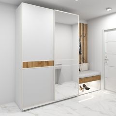 Шкаф-купе 1400 серии SOFT D6+D4+B2+PL2 (2 ящика+1штанга+1 полка) профиль «Капучино» в Надыме - nadym.mebel24.online | фото 4