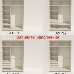 Шкаф-купе 1400 серии SOFT D6+D4+B2+PL2 (2 ящика+1штанга+1 полка) профиль «Капучино» в Надыме - nadym.mebel24.online | фото 7