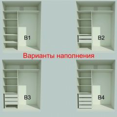 Шкаф-купе 1500 серии NEW CLASSIC K3+K3+B2+PL1 (2 ящика+1 штанга) профиль «Капучино» в Надыме - nadym.mebel24.online | фото 7