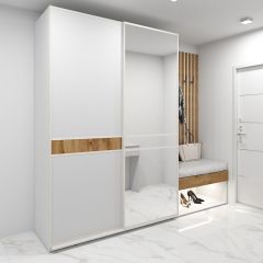 Шкаф-купе 1600 серии SOFT D6+D4+B2+PL2 (2 ящика+1штанга+1 полка) профиль «Капучино» в Надыме - nadym.mebel24.online | фото 5