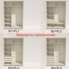 Шкаф-купе 1600 серии SOFT D6+D4+B2+PL2 (2 ящика+1штанга+1 полка) профиль «Капучино» в Надыме - nadym.mebel24.online | фото 7