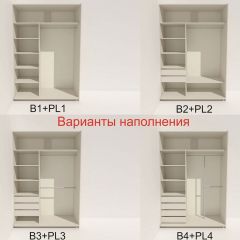 Шкаф-купе 1600 серии SOFT D8+D2+B2+PL4 (2 ящика+F обр.штанга) профиль «Капучино» в Надыме - nadym.mebel24.online | фото 4