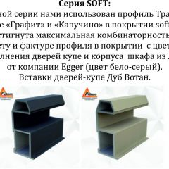 Шкаф-купе 1600 серии SOFT D8+D2+B2+PL4 (2 ящика+F обр.штанга) профиль «Капучино» в Надыме - nadym.mebel24.online | фото 10