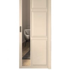 Шкаф-купе 2150 серии NEW CLASSIC K6Z+K1+K6+B22+PL1 (по 2 ящика лев/прав+1 штанга) профиль «Капучино» в Надыме - nadym.mebel24.online | фото 13