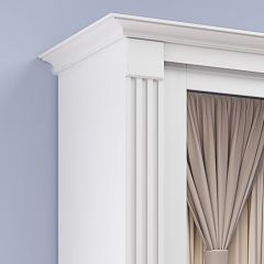 Шкаф-купе 2450 серии NEW CLASSIC K1+K1+K1+B22+PL4 (по 2 ящика лев/прав+F обр.штанга) профиль «Капучино» в Надыме - nadym.mebel24.online | фото 4