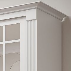 Шкаф-купе 2450 серии NEW CLASSIC K5+K5+K5+B22+PL3 (по 2 ящика лев/прав+1 штанга+1полка) профиль «Капучино» в Надыме - nadym.mebel24.online | фото 4
