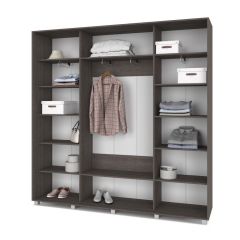 МАРТИН Шкаф-купе с зеркалом Анкор темный (2200*450) М422 в Надыме - nadym.mebel24.online | фото 2