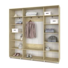 МАРТИН Шкаф-купе с зеркалом Ирландский дуб (2200*450) М422 в Надыме - nadym.mebel24.online | фото 2