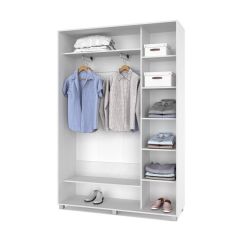 РОЛАНД Шкаф-купе с зеркалом Анкор светлый (450*1500) Р452 в Надыме - nadym.mebel24.online | фото 3