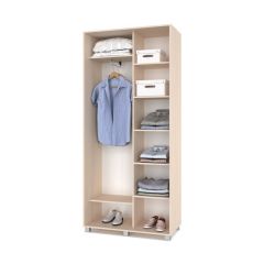 РОЛАНД Шкаф-купе с зеркалом Млечный дуб (450*1000) Р402 в Надыме - nadym.mebel24.online | фото 3