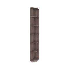 РОЛАНД Шкаф-купе с зеркалом Шимо темный (450*1600) Р462 в Надыме - nadym.mebel24.online | фото