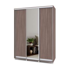 РОЛАНД Шкаф-купе с зеркалом Шимо темный (450*1700) Р472 в Надыме - nadym.mebel24.online | фото