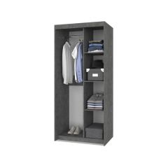 ТОМАС Шкаф-купе Камень темный - Ирландский дуб Т21 в Надыме - nadym.mebel24.online | фото 2