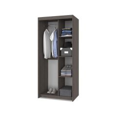 ТОМАС Шкаф-купе с зеркалом Анкор темный/светлый Т22 в Надыме - nadym.mebel24.online | фото 2