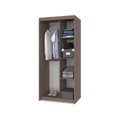 ТОМАС Шкаф-купе с зеркалом Шимо темный/светлый Т22 в Надыме - nadym.mebel24.online | фото 2