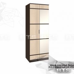 Шкаф 2-х створчатый Сакура + Зеркало (венге/лоредо) в Надыме - nadym.mebel24.online | фото 2