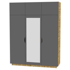 Шкаф с зеркалом "Аврора (H29_M)" в Надыме - nadym.mebel24.online | фото 19