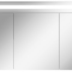 Шкаф-зеркало Аврора 100 с подсветкой LED Домино (DV8012HZ) в Надыме - nadym.mebel24.online | фото 1