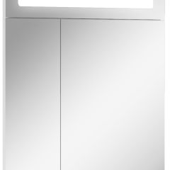 Шкаф-зеркало Аврора 60 с подсветкой LED Домино (DV8005HZ) в Надыме - nadym.mebel24.online | фото