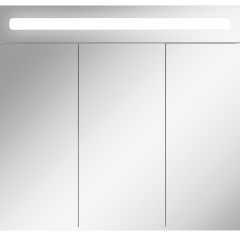 Шкаф-зеркало Аврора 80 с подсветкой LED Домино (DV8009HZ) в Надыме - nadym.mebel24.online | фото 4