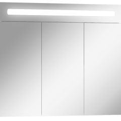 Шкаф-зеркало Аврора 80 с подсветкой LED Домино (DV8009HZ) в Надыме - nadym.mebel24.online | фото