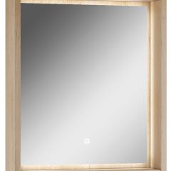 Шкаф-зеркало Nice 60 с подсветкой Домино (DN4706HZ) в Надыме - nadym.mebel24.online | фото