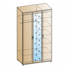 Спальня Мелисса композиция 3 (Акация Молдау) в Надыме - nadym.mebel24.online | фото 4