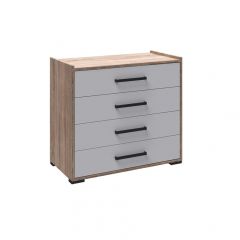 Спальня Соната Комод (Белый/Дуб крафт золотой) в Надыме - nadym.mebel24.online | фото