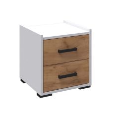 Спальня Соната Тумба прикроватная (Белый/Дуб Крафт Золотой) в Надыме - nadym.mebel24.online | фото
