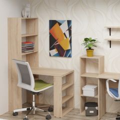Стеллаж Элемент-1 (дуб сонома) в Надыме - nadym.mebel24.online | фото 5