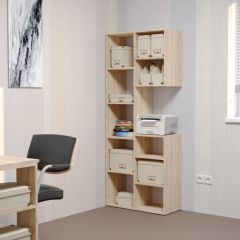 Стеллаж Элемент-2 (дуб сонома) в Надыме - nadym.mebel24.online | фото 3
