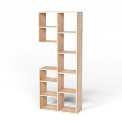 Стеллаж Элемент-2 (дуб сонома) в Надыме - nadym.mebel24.online | фото