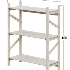 Стеллаж Конструктор Арт.С1000-1 в Надыме - nadym.mebel24.online | фото 2