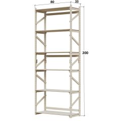 Стеллаж Конструктор Арт.С2000-1 в Надыме - nadym.mebel24.online | фото 2