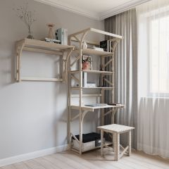 Стеллаж+стол Конструктор Арт.СRСт1-1 в Надыме - nadym.mebel24.online | фото 6