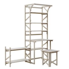 Стеллаж+стол со стойкой Конструктор Арт.СRСт2-1 в Надыме - nadym.mebel24.online | фото 3