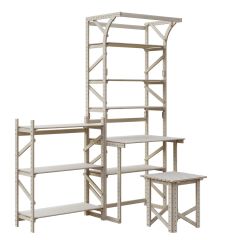Стеллаж+стол со стойкой Конструктор Арт.СRСт2-1 в Надыме - nadym.mebel24.online | фото 5