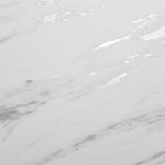 Стол BELLUNO 160 MARBLES KL-99 Белый мрамор матовый, итальянская керамика/ белый каркас, ®DISAUR в Надыме - nadym.mebel24.online | фото 9