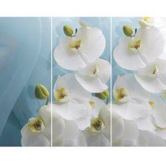 Стол Бостон-3 (Белая Орхидея) 1100/1420*700, опора Брифинг в Надыме - nadym.mebel24.online | фото 2