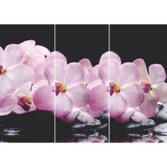 Стол Бостон-3 (Розовая Орхидея) 1100/1420*700, опора Брифинг в Надыме - nadym.mebel24.online | фото 2