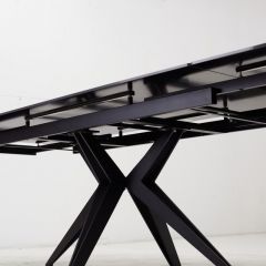 Стол FORIO 160 MATT BLACK MARBLE SOLID CERAMIC / BLACK, ®DISAUR в Надыме - nadym.mebel24.online | фото 6