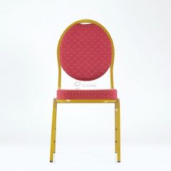 Стул Barneo S-7 банкетный (каркас золото, красная ткань) в Надыме - nadym.mebel24.online | фото 2
