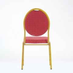 Стул Barneo S-7 банкетный (каркас золото, красная ткань) в Надыме - nadym.mebel24.online | фото 3