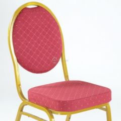 Стул Barneo S-7 банкетный (каркас золото, красная ткань) в Надыме - nadym.mebel24.online | фото 4