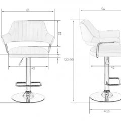 Стул барный DOBRIN CHARLY LM-5019 (черный) в Надыме - nadym.mebel24.online | фото 2